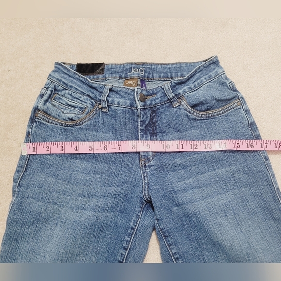 Jag Jeans Women’s Size 4P Bootcut Stretch Blue Denim Jeans Mid Rise - Picture 6 of 12